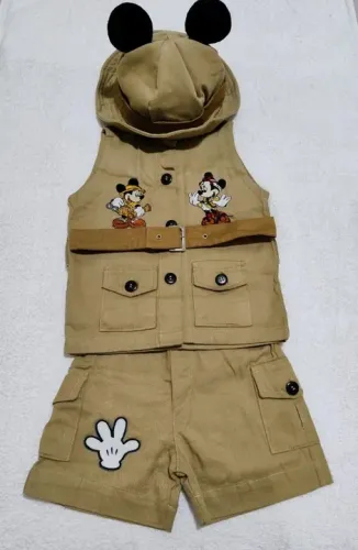 Kit temático Safari da Minie tamanho 3 anos 