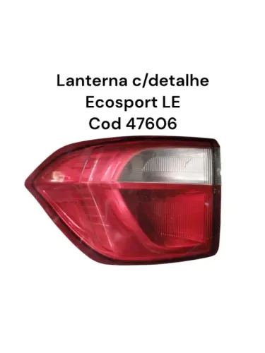 Lanterna Traseira Ecosport LE - 47606
