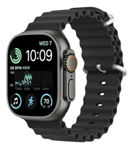 Relógio Smartwatch T900 Ultra Big Preto Tela 2.19 Bluetooth