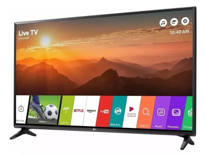 Smart TV LED 43'' Full HD LG 43LJ5500 2 HDMI USB Wi-Fi Integrado Conversor Digital