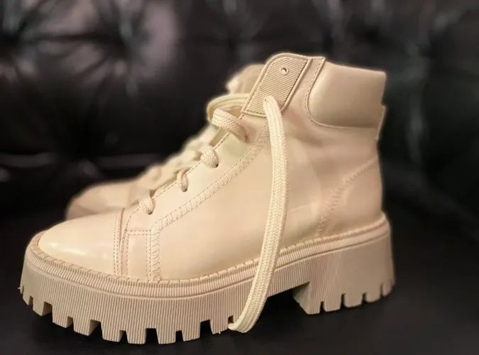 Bota Coturno Tratorada Off-White