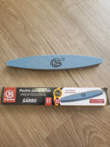 Pedra para Afiar Profissional Garbo 180 Grit