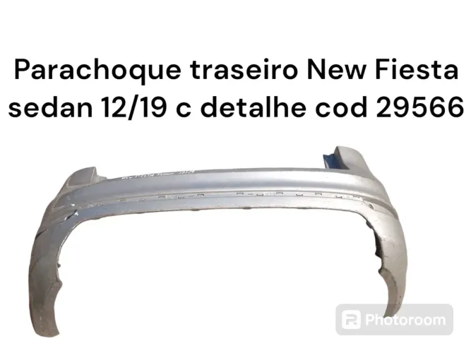 Parachoque Traseiro New Fiesta Sedan 12/19