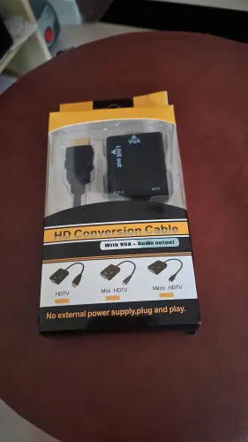 Cabo conversor vga para hdmi