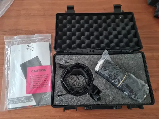 (FRETE GRATIS) Microfone MXL 770 Na Caixa - com estojo e shockmount.