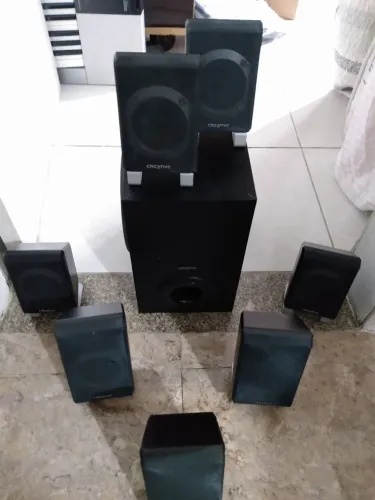 Sistema de Som Creative inspire T7700 7.1 com subwoofer 