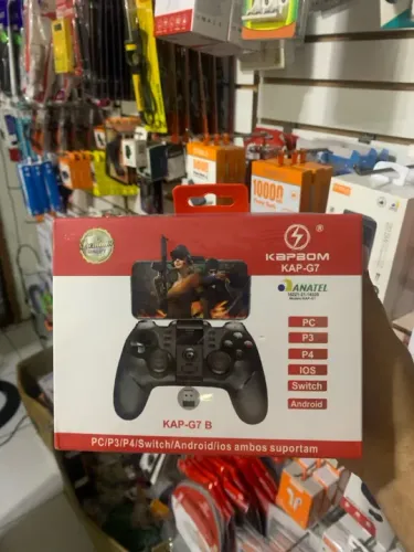 Controle de Vídeo Game KAPBOM KAP-G7 B - Novo