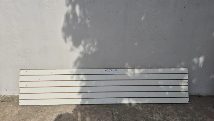 Painel Canaletado Branco MDF