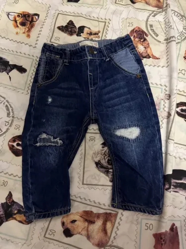 Calça Jeans Infantil Rasgada Zara