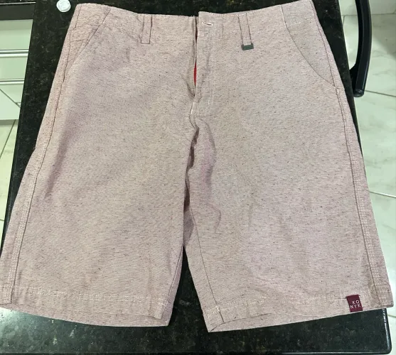 Konyk- Bermuda de golfe Masculina Vermelho Claro- T- 46