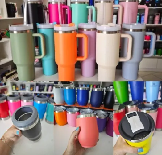Copo Térmicos , Variedades de modelos e Cores.