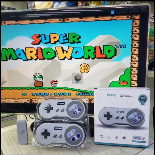 Super Nintendo Wireless 2.4G - 5000 Jogos