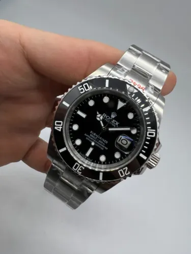 Rolex Submariner Date Prata-Preto