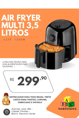 Air Fryer Multi 3,5 litros 1350w 127v