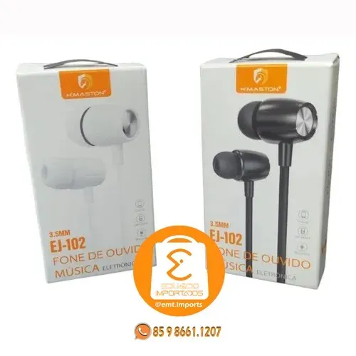Fone Estéreo c Microfone H'Maston EJ-102