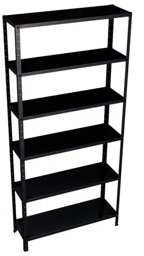 Estante de aço Preta OFERTA 06 bandeja0,30x0,92x2,00nova desmontada na caixa não entrego