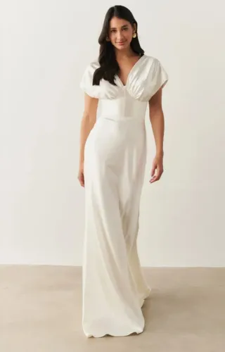 Vestido de Noiva Simples Modesto