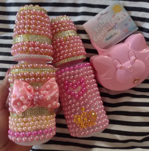 Porta Chupeta e Mamadeiras Decoradas para Bebê