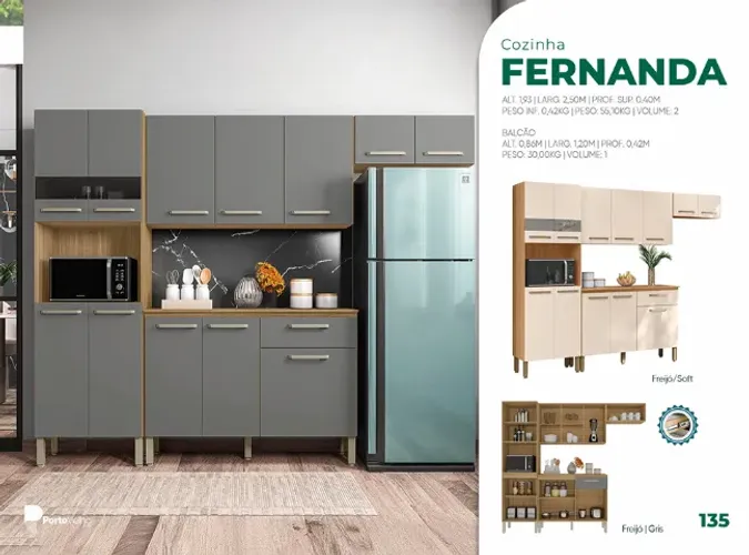 Cozinha Fernanda completa