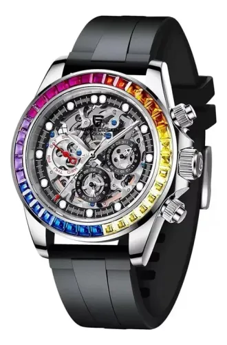 Relógio Pagani Design rainbow automático