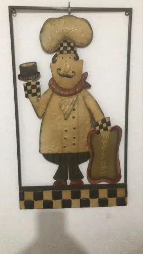 Placa decorativa Chef de cozinha