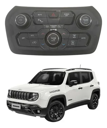 Comando Controle Ar Condicionado Jeep Renegade 2019 A 2021
