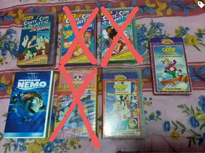 Vhs procurando Nemo, cante com Disney e a turma do pateta