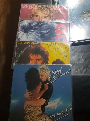Coleção vinil Rod Stewart 4 discos por 120,00