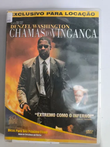 DVD - Chamas da Vingança - Denzel Washington
