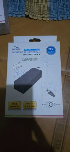 Carregador Notebook Lenovo 20V 3.25A
