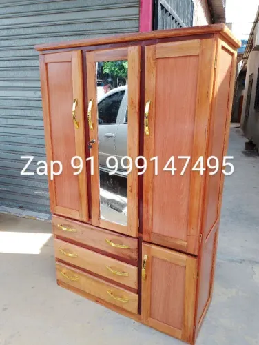 Guarda roupa de solteiro 3 portas espelhado novo direto da fábrica 