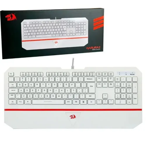 [NOVO] Teclado Gamer Redragon Karura 2, BNT-2, White, K502W-N