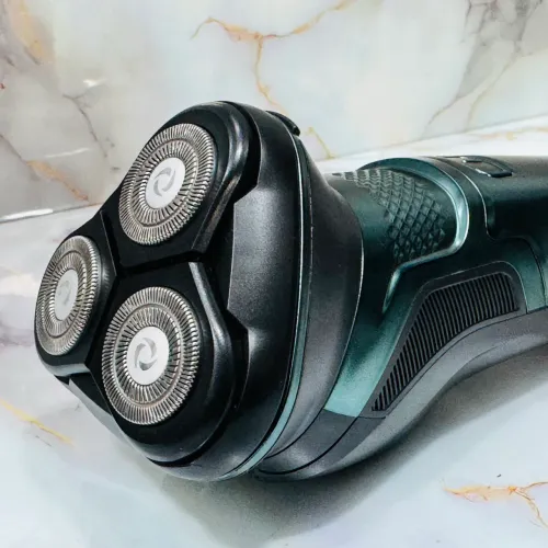 Barbeador Eletrico 2 Em 1 Aparador De Pelo Ergonomico Usb 2h Cor Verde