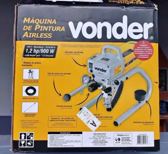 Máquina de pintura airless vonder