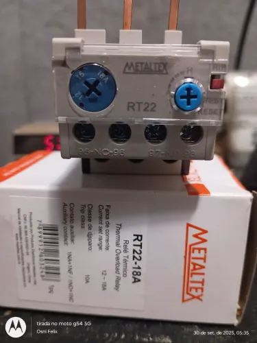 Relé térmico Metaltex 12 - 28A