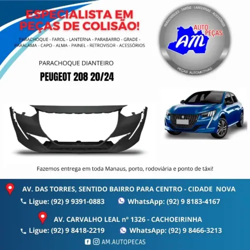 parachoque dianteiro peugeot 20/24