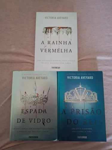 Livros A Rainha Vermelha - Volume 1,2 e 3