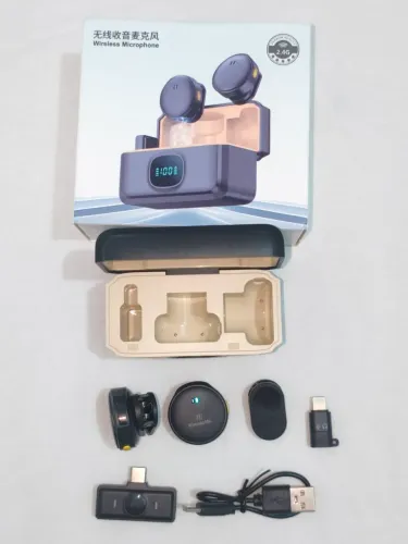 Microfone de Lapela Bluetooth