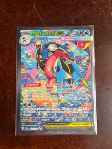 Pokémon TCG - Mega Greninja ex 116/086 - Rara Ilustração Especial