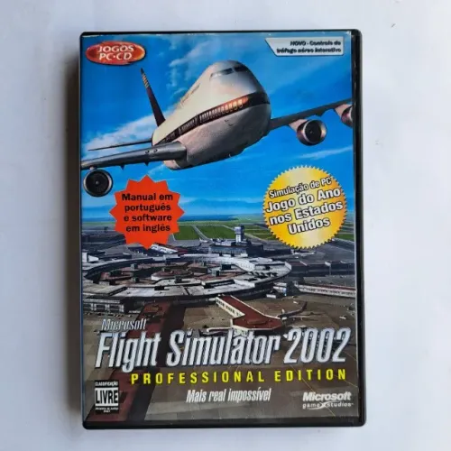 Microsoft Flight Simulator 2002 Professional Edition PC Original + Manual