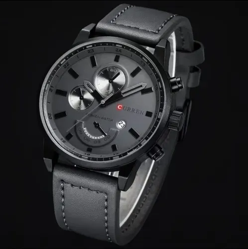 Promoção. Última unidade. Relógio Curren Pulseira de couro