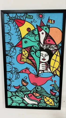 Tela do artista Ilton Silva