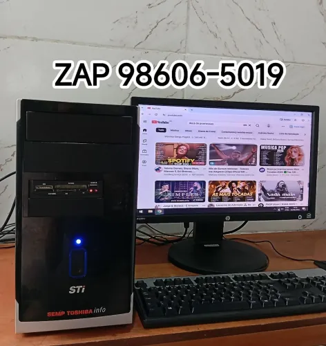 Computador Semp Toshiba 3.0 Windows 10 Perfeito Com Garantia