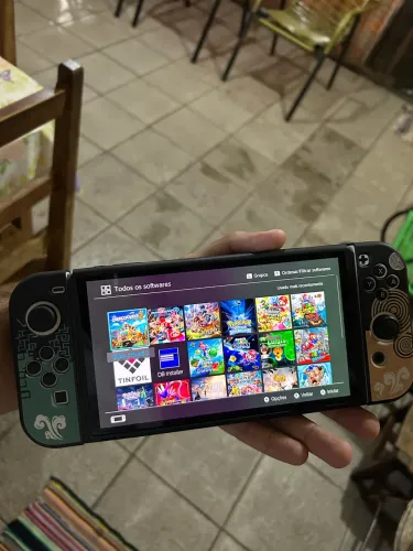 NINTENDO SWITCH OLED + CONTROLE PRO 