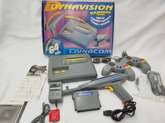 Antigo vídeo game dynavision radical plus