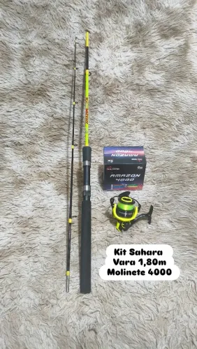 Kit de pesca Sahara novo 