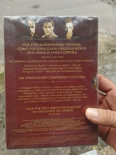 A trilogia do poderoso chefão novo lacrado número pra contato *06