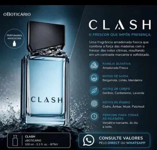 Perfume Clash O boticário