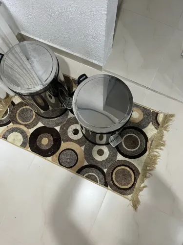 Kit com 2 Lixeira Inox Pedal 20 Litros Tramontina 20 litros