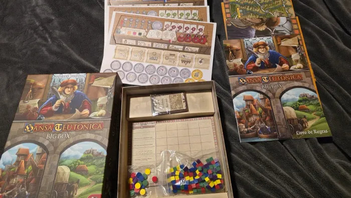 Jogo de tabuleiro - Hansa Teutonica Big Box - Galápagos